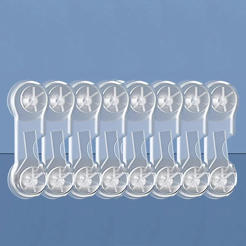 4/8/10Pcs/Lot Child Lock Protection of Children Baby Drawer Anti-opening Cabinet Door Refrigerator Anti-pinch Safety Lock Buckle