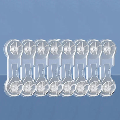 4/8/10Pcs/Lot Child Lock Protection of Children Baby Drawer Anti-opening Cabinet Door Refrigerator Anti-pinch Safety Lock Buckle