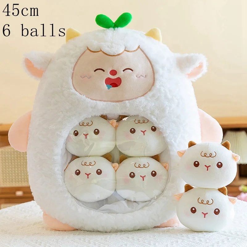 Cute Animal Plush Bag – Mini Stuffed Dolls
