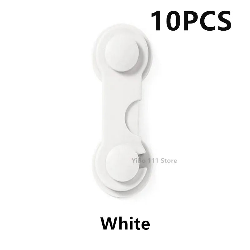 5/10/20PCS Child Lock Children Baby Drawer Anti-opening Cabinet Door Refrigerator Anti-pinch Safety Lock Buckle Protection