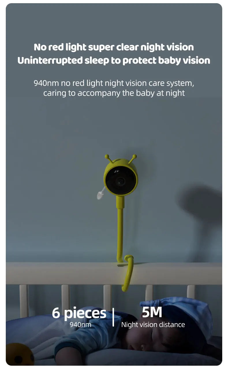 Smart Baby Care C11 HD 2MP Video Music App