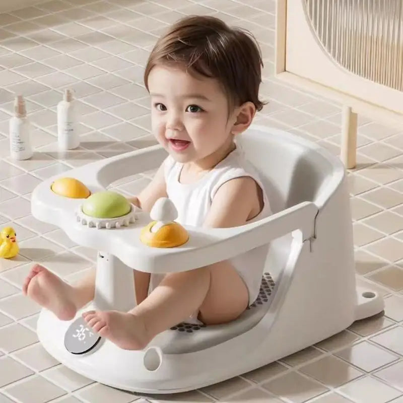 Bathing Chair for Babies Suction Cups Bathtub Chair Non Slip Portable Toddler Safety Bath Tub Chair Babies Shower Essential