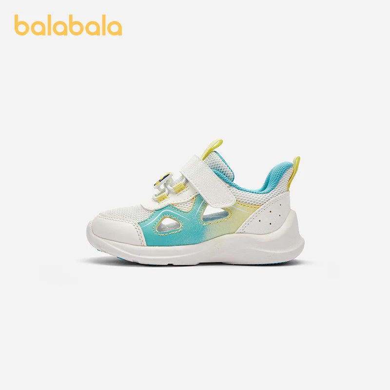 Balabala Baby Walking Shoes Boys Girls Athletic Shoes Shoes Infant Steady Steps Shoes 2024 Summer New Mesh Breathable Shoes
