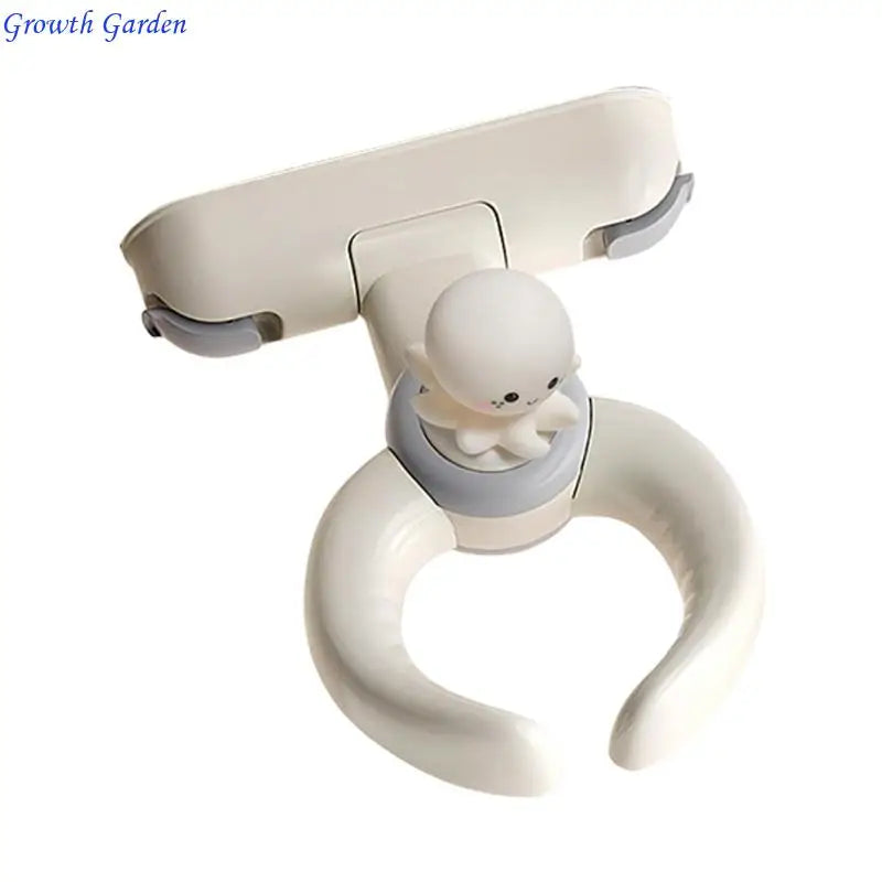 Portable Foldable Baby Shower Stand Rack Secure Grip Adjustable for Toddler Safe Standing Support Bath Time Helper E65D