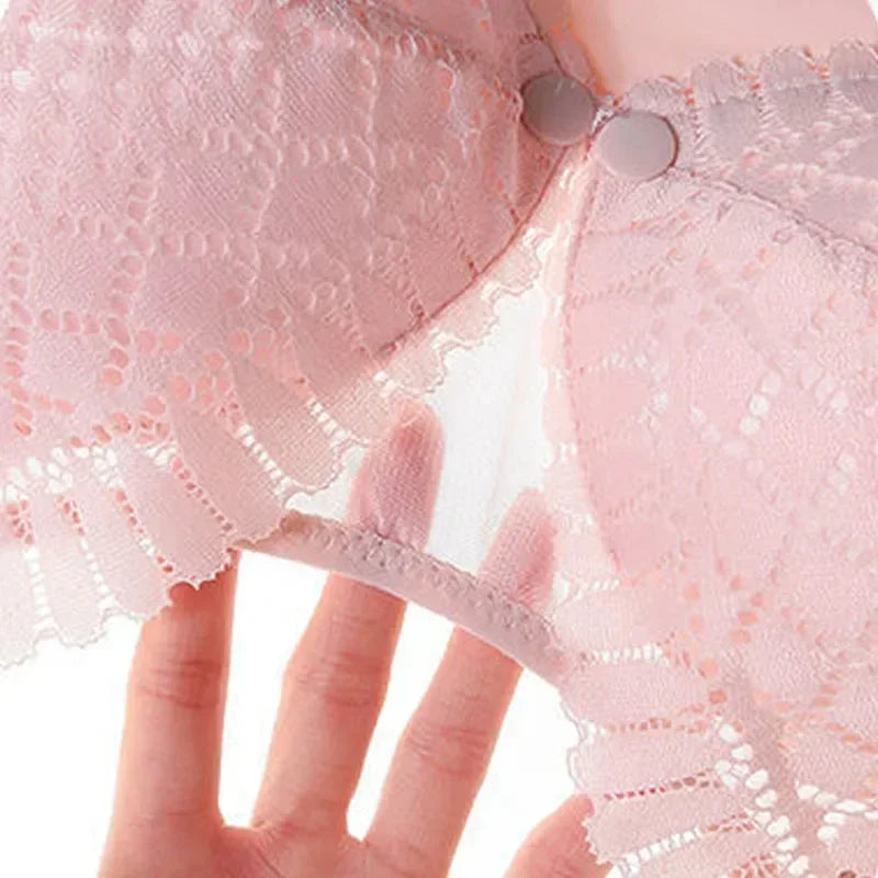 Front Button Maternity Nursing Bra Adjustable Gathered Underwear Comfortable Breastfeeding Bra for Feeding Pregnant Women Clothe