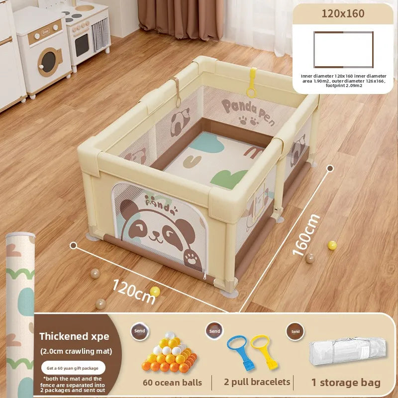 Non-Toxic Baby Playpen with Crawling Mat