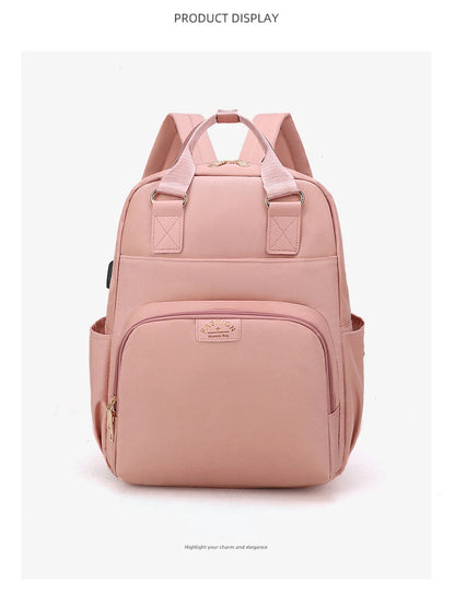 Outdoor Diaper Bag – Lightweight Oxford Backpack