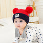Baby Bear Knit Hat & Scarf Set – Warm Winter Beanie for Boys & Girls