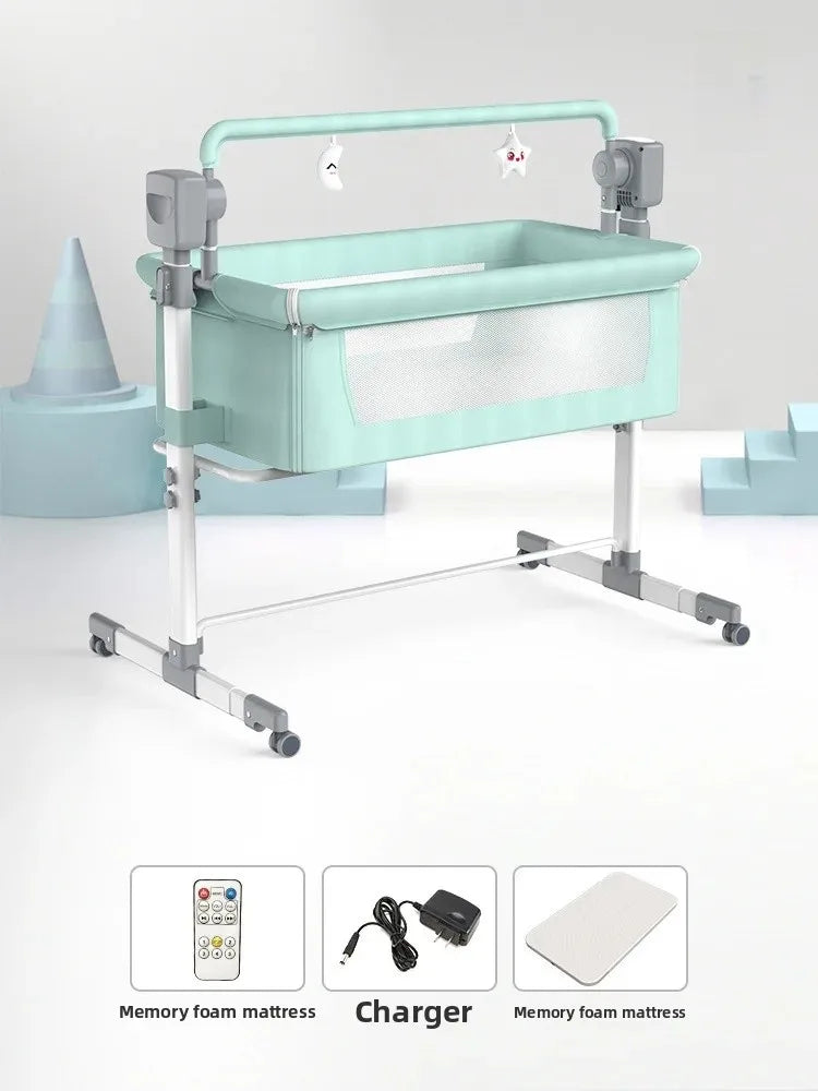 Electric Automatic Baby Swing Chair Smart Soothing Newborn Infant Bedside Crib Foldable Baby Bed Children Supplies
