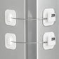 Refrigerator Lock,Combination Lock for Refrigerator Cabinets,Heavy Duty Fridge Lock,Child Safety Cabinet Locks,Easy Install