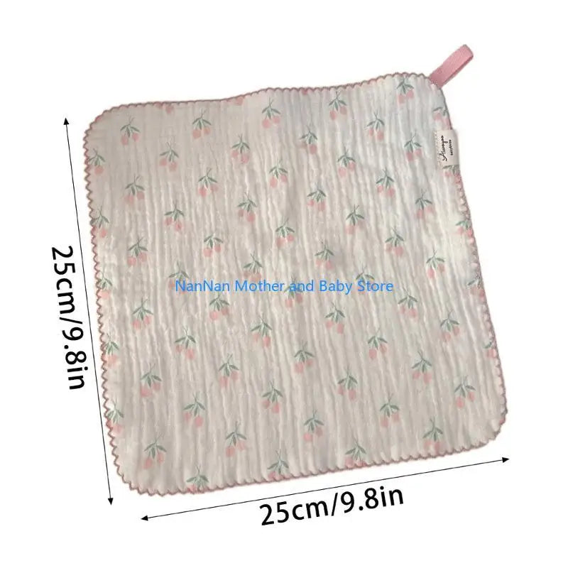 Baby Muslin Face Towel for Delicate Skin Soft and Absorbent Muslin Hand Towel