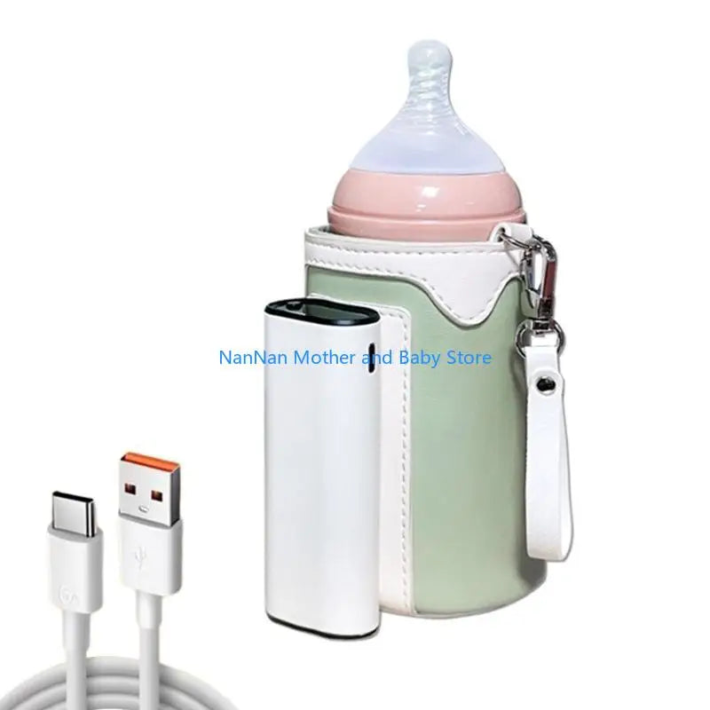 Portable USB Bottle Warmer Wireless Bottle Heating Bag Rechargeable Battery