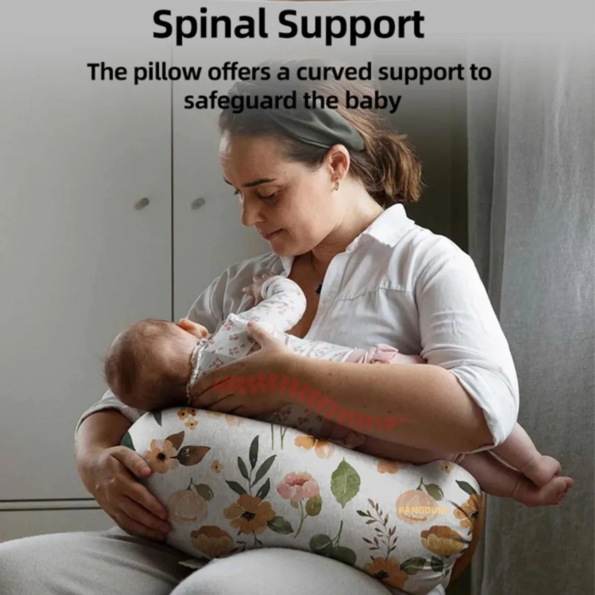 Baby Breastfeeding Pillow Baby Nursing Cushion Ushaped Maternity Feeding Pillow Infant Neck Support Pregnancy Pillows Hands-Free