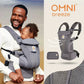Ergobaby All Carry Positions Breathable mesh baby carrier, enhancing lumbar support and airflow (7-45 pounds)