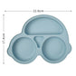 Baby Silicone Suction Plate – Cartoon Smile Face Bowl