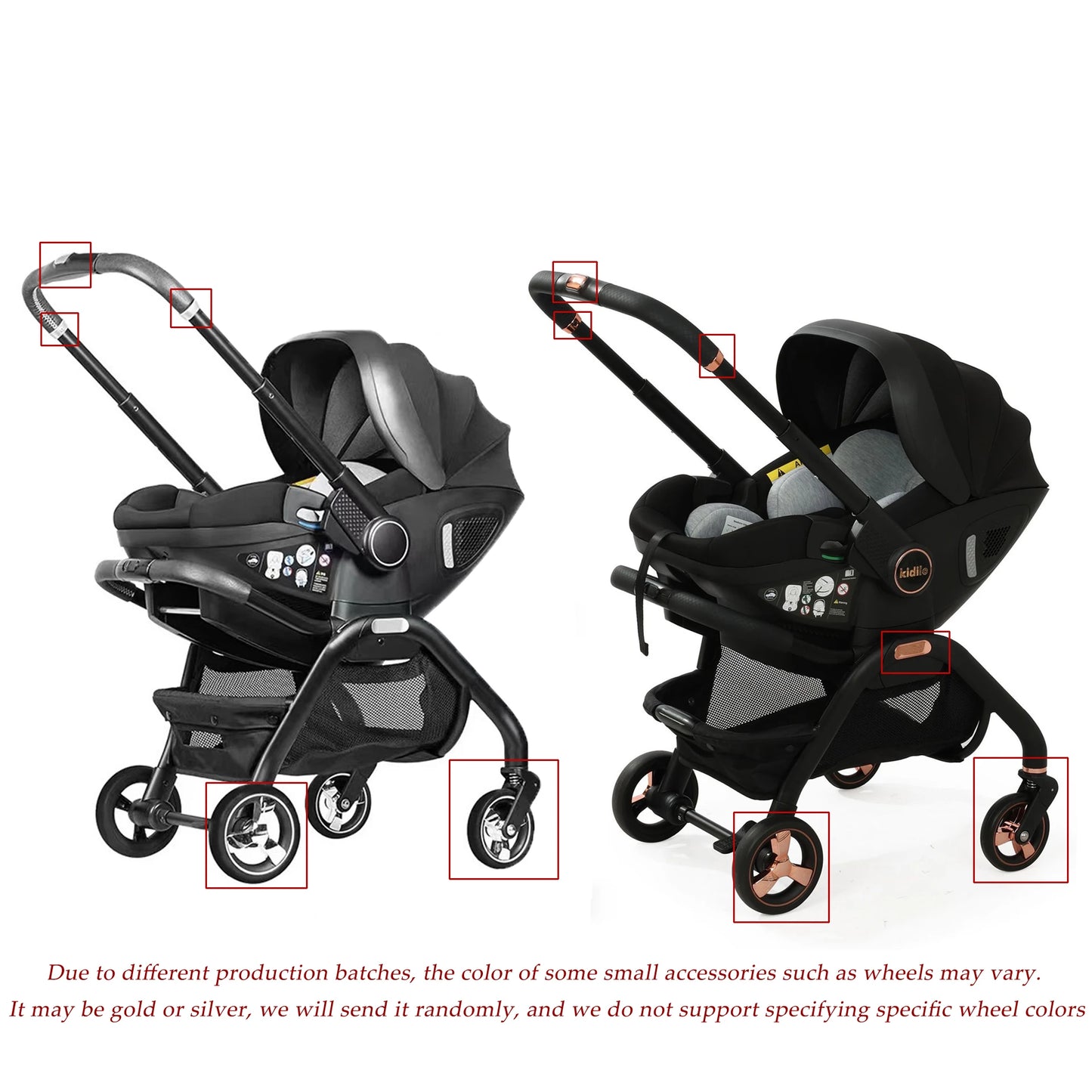 Poussette 3 en 1, siège auto pour enfant, poussette pour nouveau-né, portable, légère