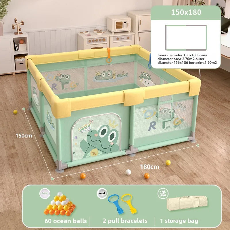 Non-Toxic Baby Playpen with Crawling Mat