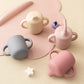 Silicone Baby Sippy Cup – Double Lid, BPA-Free, Portable Kids Bottle