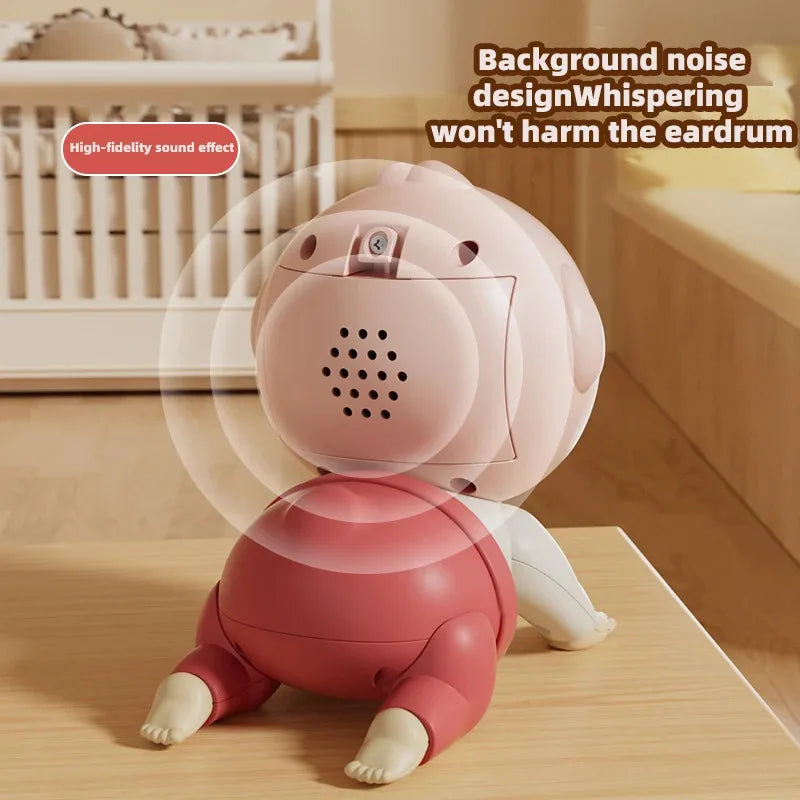 Interactive Crawling Baby Toy with Music - Learning Crawl Guide & Head Up Training, Vocal Infant Development Toy