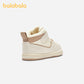 Balabala Low - top Boots Boys and Girls 2025 New Pure White Canvas Shoes