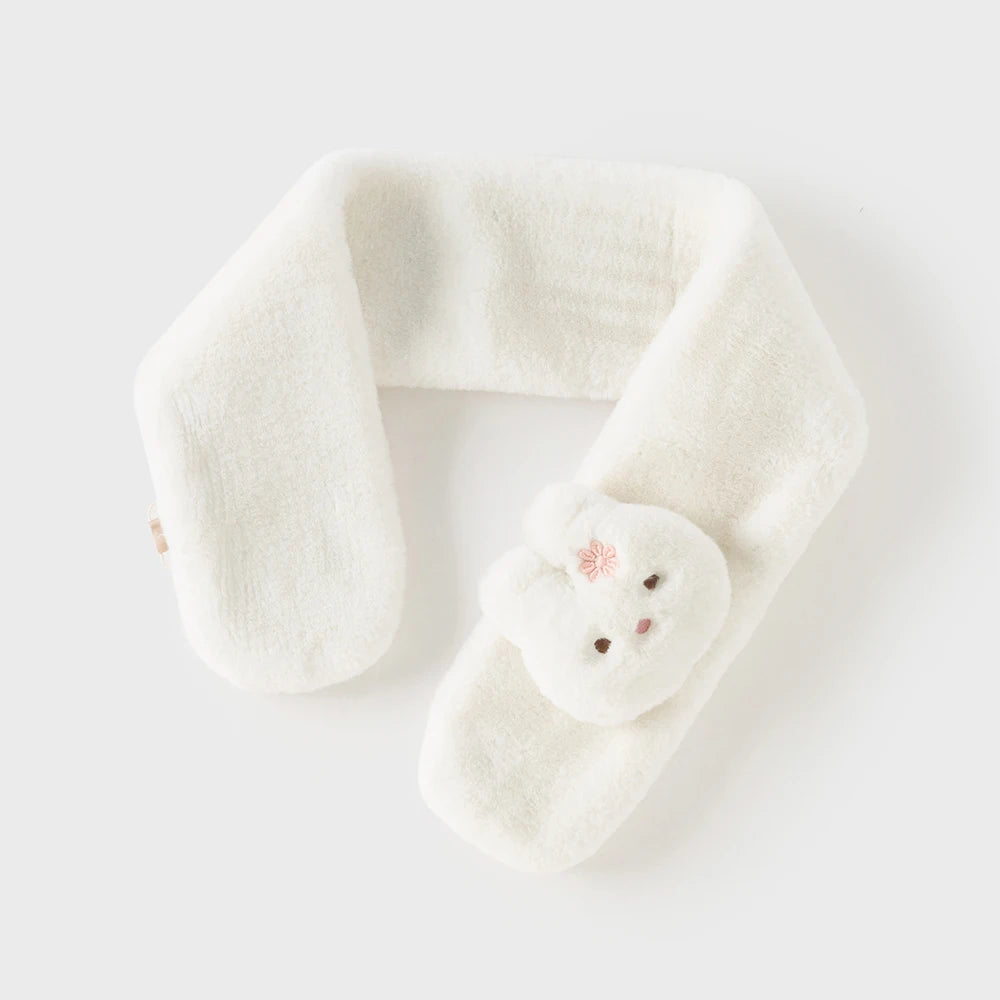 Dave Bella Girls Scarf Winter Baby Plush Thicken Scarves Rabbit Neck Collar Warmer Stuff Children Elegant Neckerchief DB4254345