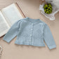 2025 New Autumn 0-3Yrs Clothing Infant Baby Girls Knitting Cardigan Long Sleeved Solid Color Newborn Baby Girls Sweater Coat