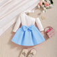 Toddler Girl 2PCS Summer Set – One-Shoulder T-Shirt & Skirt