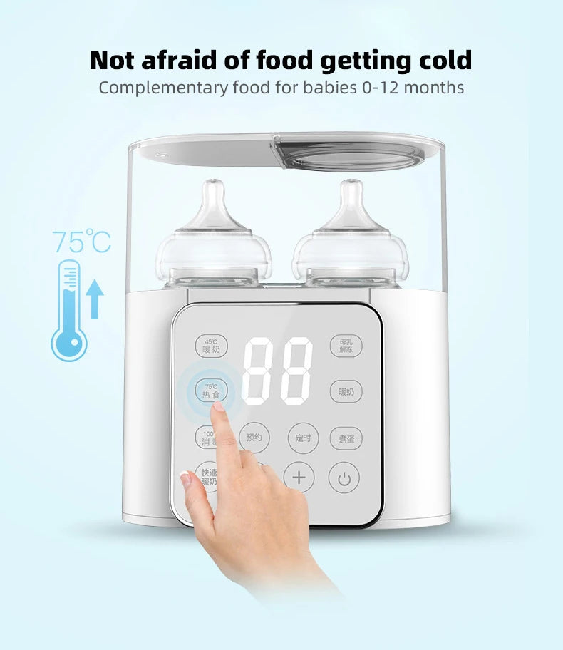 Multifunction Baby Bottle Warmer Fast Baby Accessories Food Heater Milk Warmer Steriliser with ACcurate Temperature Control