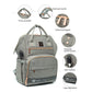 LEQUEEN Waterproof Diaper Bag – Large Capacity Maternity Organizer