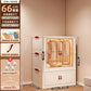 No Assembly Wardrobe Foldable Clothes Storage Cabinet Portable Infant Wardrobe For Bedroom Setup Large Capacity Durable Stylish