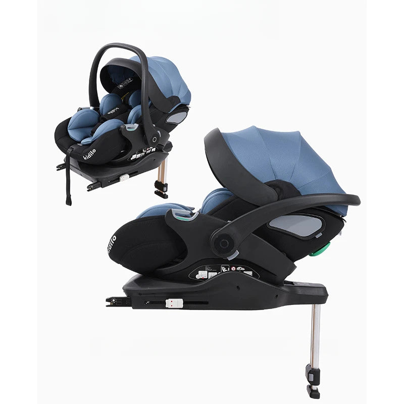 Baby Car Safety Seat Portable Universal Child Can Sit and Lie Baby Carrier Strengthen ISOFIX Hard Interface