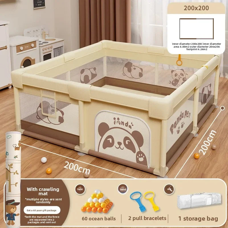 Non-Toxic Baby Playpen with Crawling Mat