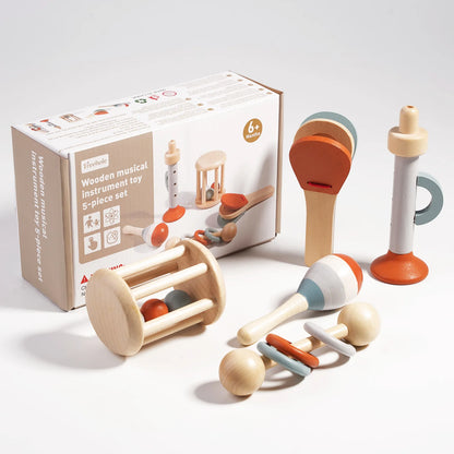 Musical Instrument Set Colorful 8-Note Hand Bell Children's Music Bells Toys  Baby Early Education Learning Toys Birthday Gifts