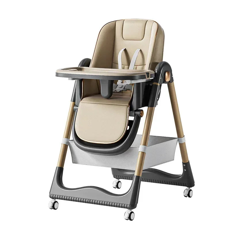 Household Baby Highchair Multifunctional Children's Dining Chair Baby Eating Foldable Seat Dinning Chair Cadeira  Floor Chair