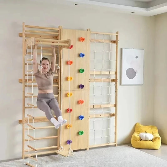 Baby Physical Training Wooden Climbing Ladder