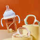 Square Handle Feeding Bottle Lightweight Handle Easy Grasp for Baby 6M+ 4XBD