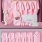 16/18/19/21/22pcs Newborn Clothes Set Angel Wing Baby Clothing Suit Pure Cotton 0-1Y Kids Unisex Infants Underwear Set No Box