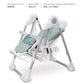 EN16232 Intelligent easy operable swing baby high chair  with  removable double tray