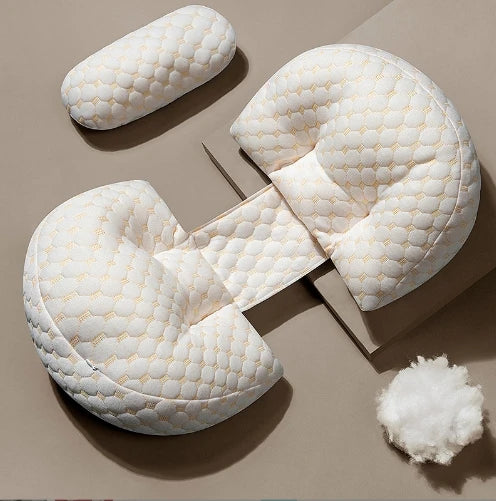 Pregnancy Pillow Multi-Functional Side-Sleeping Throw Pillow Provides a Comfortable Sleeping Position Suitable for Summer