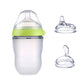 Baby Silicone bottle replacement feeding nipple variable flow teat deformation Drinking cup nipple for Comotomo