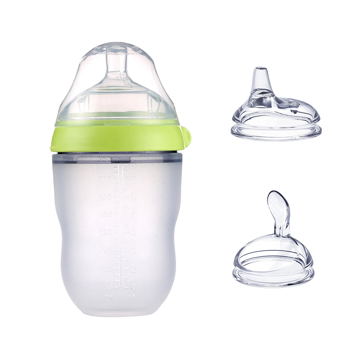 Baby Silicone bottle replacement feeding nipple variable flow teat deformation Drinking cup nipple for Comotomo