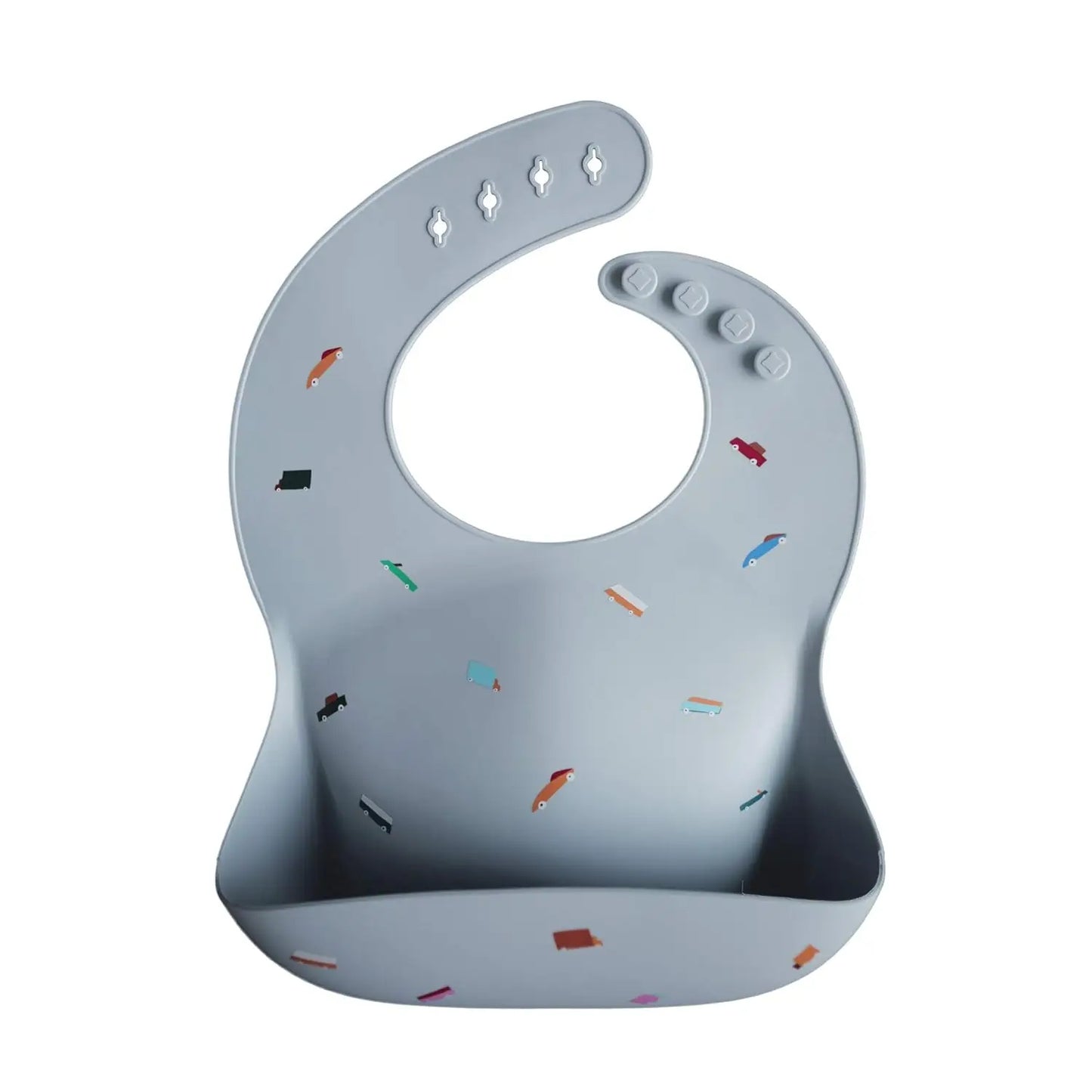 New Hot Adjustable Fit Waterproof Silicone Baby Bib with Crumb Catcher Pocket Easy To Clean and Comfortable To Wear
