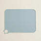 Solid color silicone meal mat, children's food grade silicone meal mat, anti slip and heat-resistant