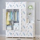 Minimalist Modern Closet Plastic Cube Fabric Storage Baby Open Clothes Wardrobe Nordic Bedroom Guarda Roupa Furniture For Room