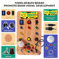Children's Montessori LED light busy board simulation switch power board light button intelligence early education learning toys