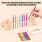 Montessori Fish Bone Matching Puzzle Toy Color Classification and Sensory Matching Game Children's Growth Gift Toy