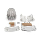 Flexible wooden baby high chair feeding highchair baby table and chair