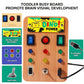 Children's Montessori LED light busy board simulation switch power board light button intelligence early education learning toys