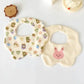 Baby Bib Waterproof Newborn Burp Cloths Cotton Girls and Boys Work Bibs Cute Print Soft Newborn Baby Gift Feeding Accessories