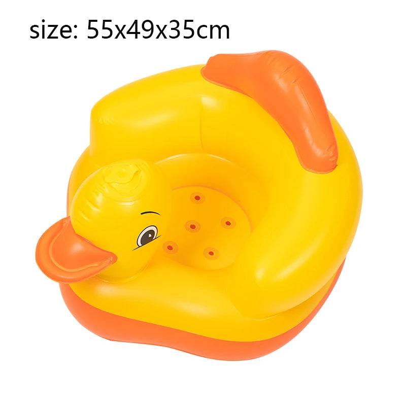Inflatable Baby Seat – Built-in Air Pump, Learn-to-Sit Floor Chair